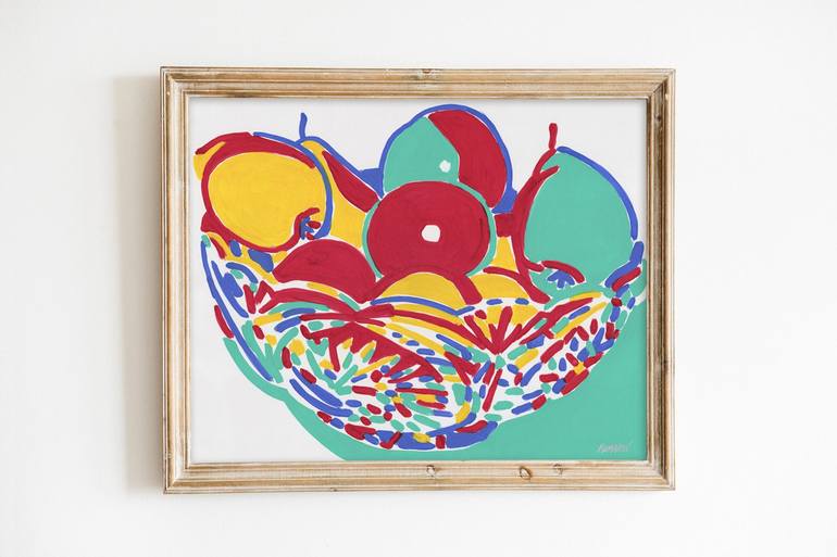 Original Pop Art Food Painting by Vitali Komarov