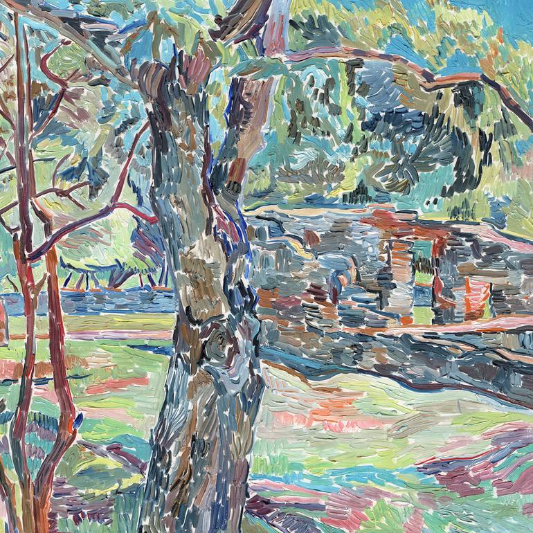 Original Realism Landscape Painting by Vitali Komarov