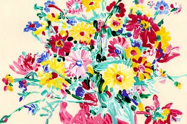 Print of Floral Paintings by Vitali Komarov