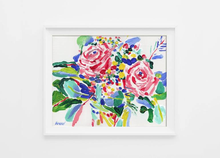 Original Floral Painting by Vitali Komarov