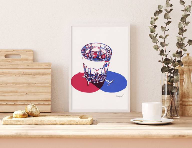 Original Food & Drink Painting by Vitali Komarov