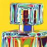 Perfume bottle painting Fashion original pop art colorful artwork