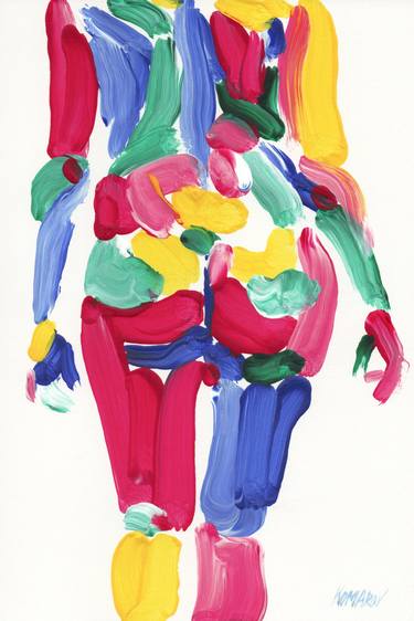 Print of Pop Art Nude Paintings by Vitali Komarov