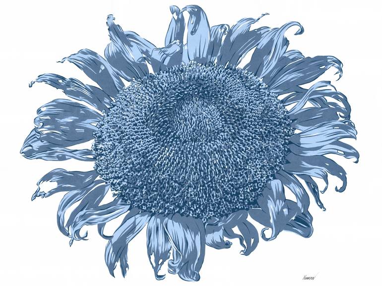Print of Realism Floral Paintings by Vitali Komarov
