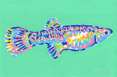 Original Fish Paintings by Vitali Komarov