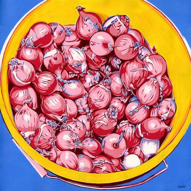 Original Expressionism Food Paintings by Vitali Komarov