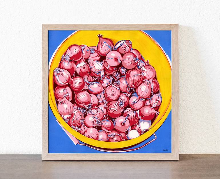 Original Expressionism Food Painting by Vitali Komarov