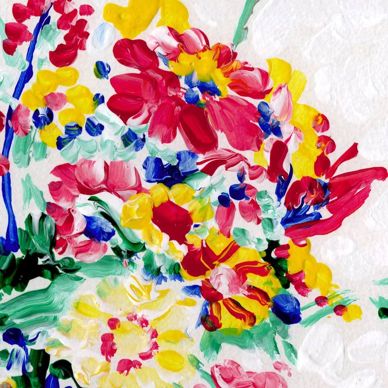 Original Floral Painting by Vitali Komarov