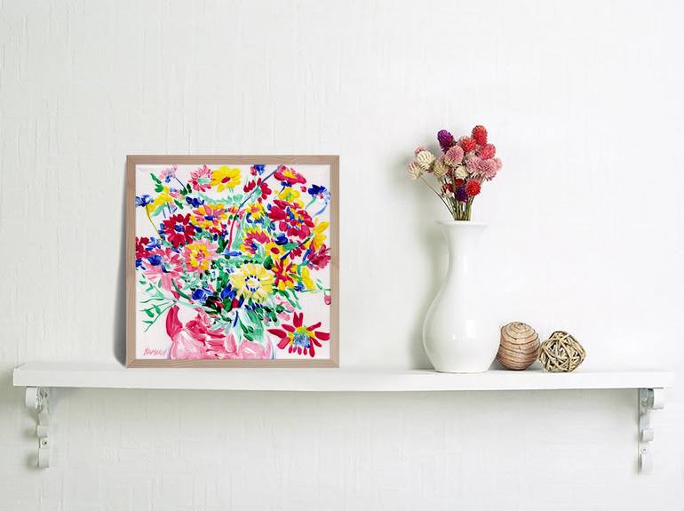 Original Realism Floral Painting by Vitali Komarov