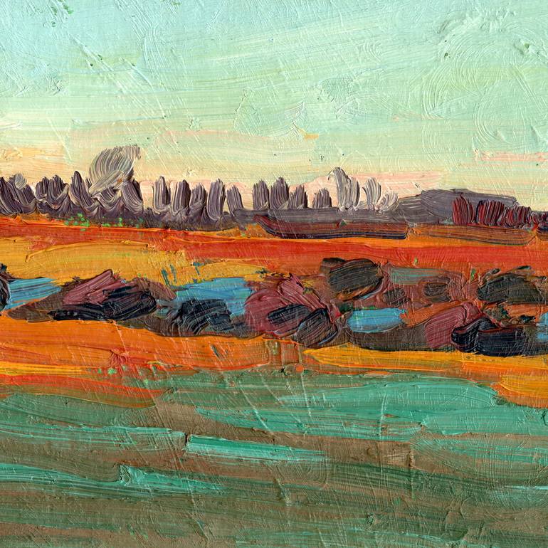 Original Landscape Painting by Vitali Komarov