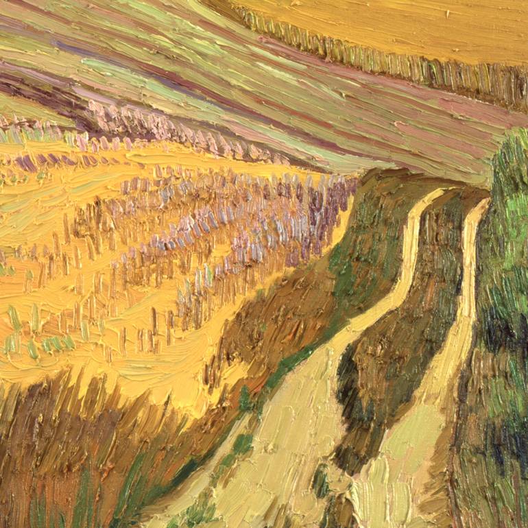 Original Impressionism Landscape Painting by Vitali Komarov