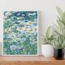 Daisy painting Flower original art Wildflower impressionism