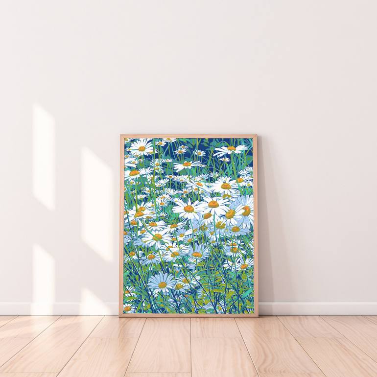 Original Floral Painting by Vitali Komarov