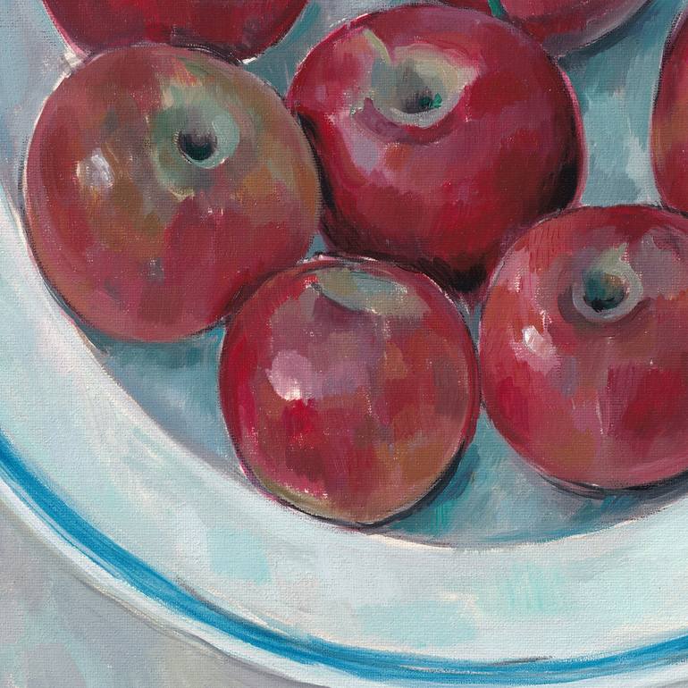 Original Impressionism Food Painting by Vitali Komarov