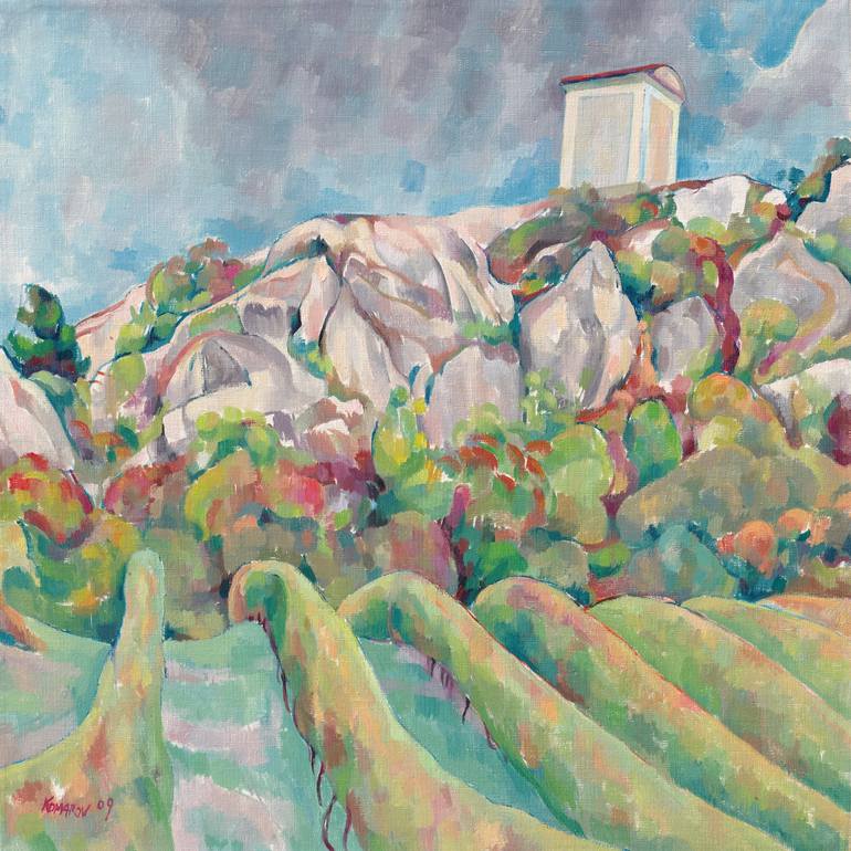 Print of Expressionism Landscape Paintings by Vitali Komarov