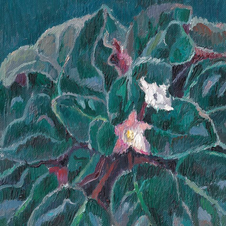 Original Impressionism Floral Painting by Vitali Komarov
