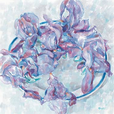 Original Abstract Floral Paintings by Vitali Komarov