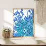 Blue iris painting Floral original art Flower impressionism