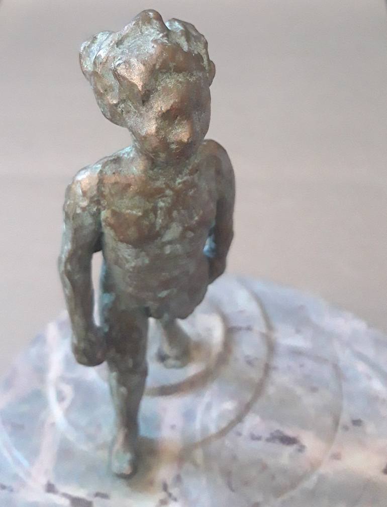 Original Modernism Travel Sculpture by Sylviane Selma