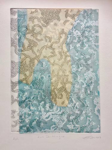 Original Abstract Printmaking by Esther Sherrow