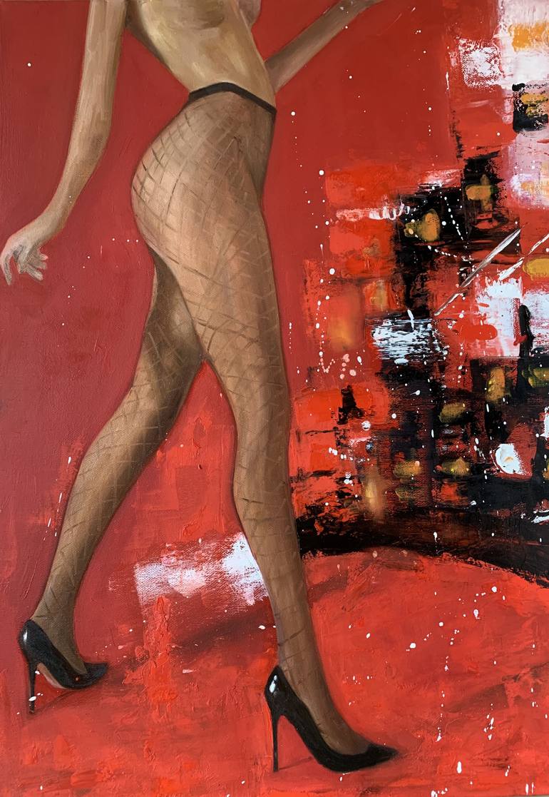 Sex and the city Painting by Natalia Akhmatova | Saatchi Art