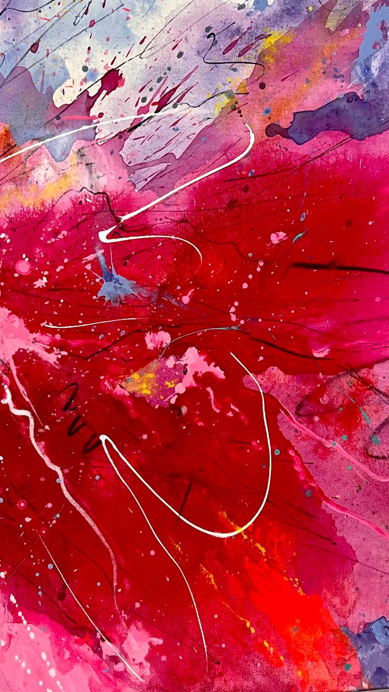 Original Abstract Expressionism Abstract Painting by Lana Ritter