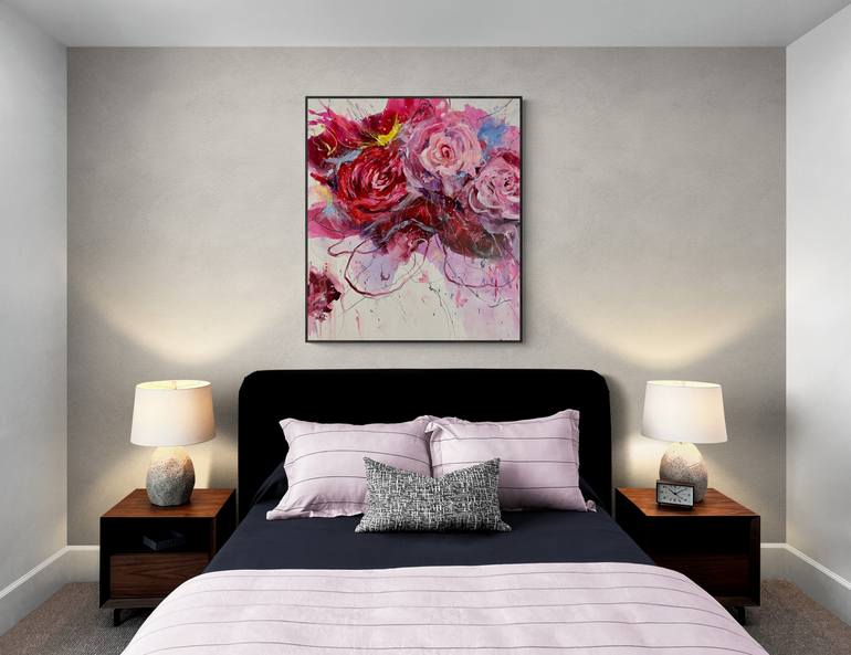 Original Abstract Expressionism Abstract Painting by Lana Ritter