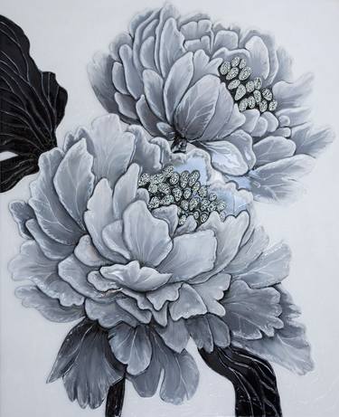 Original Fine Art Floral Paintings by Lana Ritter