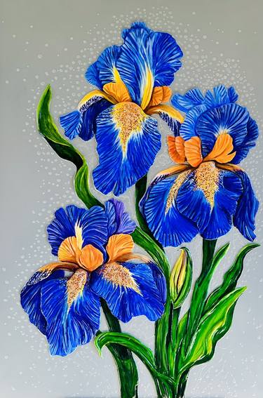 Original Fine Art Floral Paintings by Lana Ritter