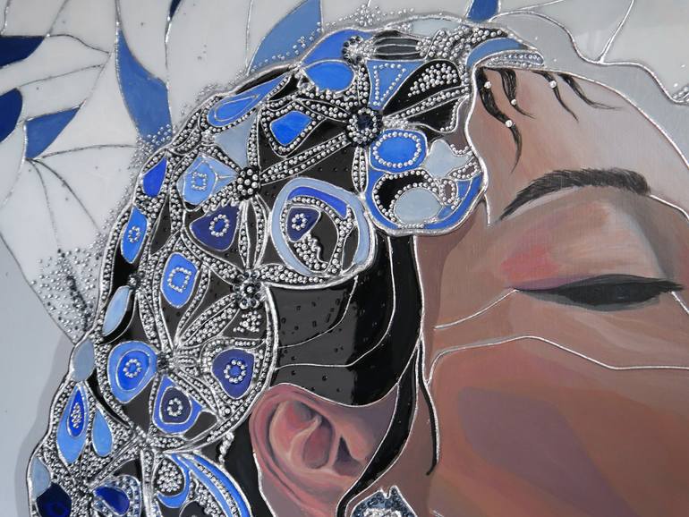 Original Art Deco Fashion Painting by Lana Ritter