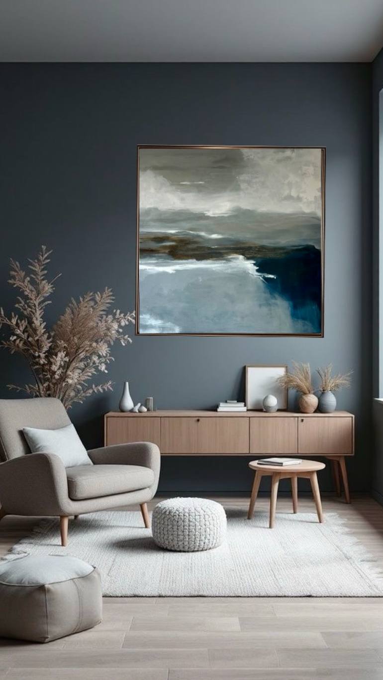 Original Abstract Expressionism Abstract Painting by Lana Ritter