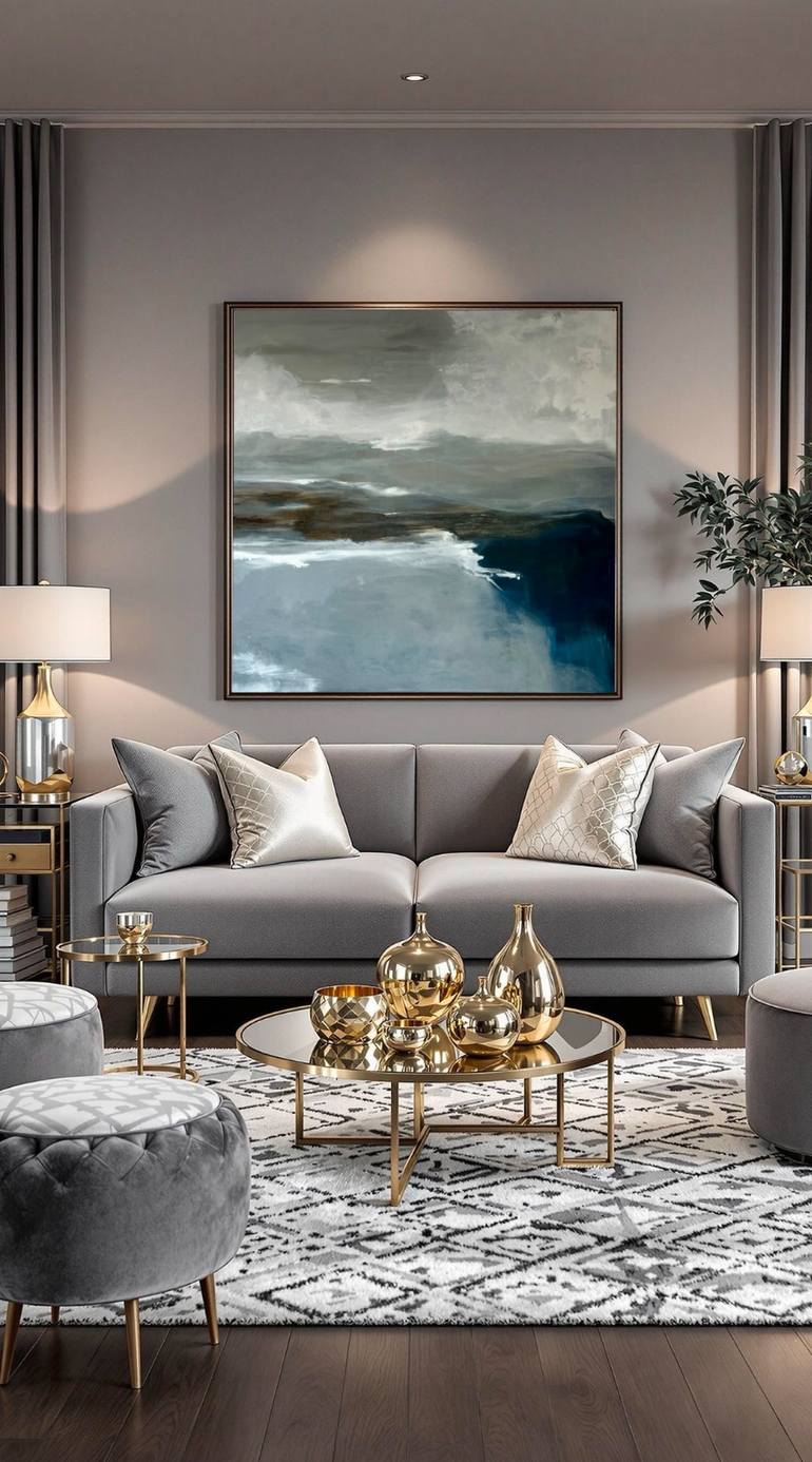Original Abstract Expressionism Abstract Painting by Lana Ritter
