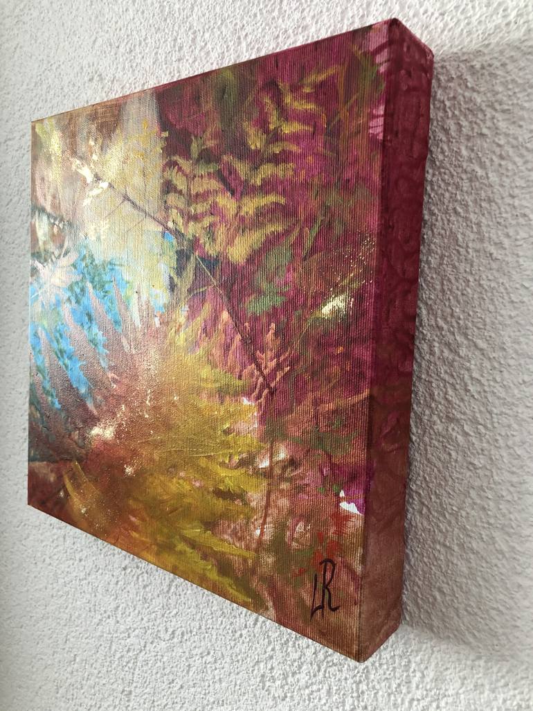 Original Abstract Expressionism Botanic Painting by Lana Ritter