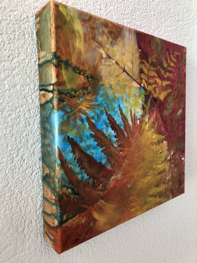 Original Abstract Expressionism Botanic Painting by Lana Ritter