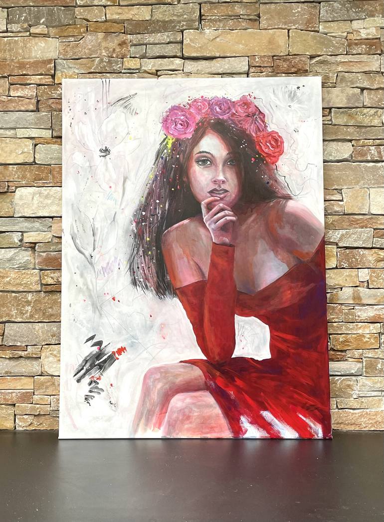 Original Women Painting by Lana Ritter