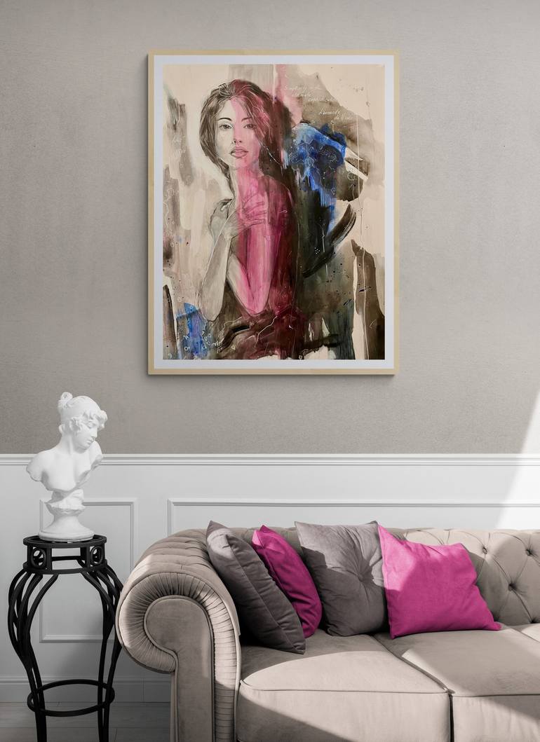 Original Abstract Expressionism Women Painting by Lana Ritter