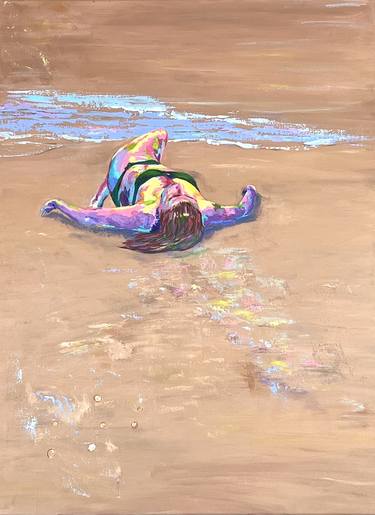 Print of Fine Art Beach Paintings by Lana Ritter