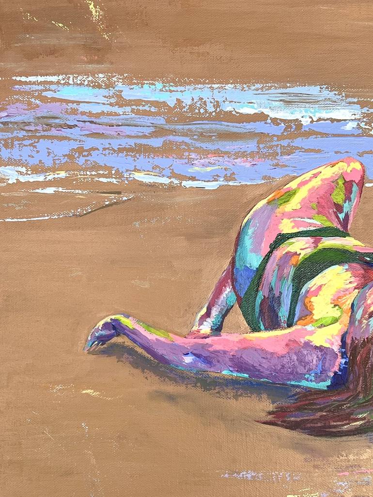 Original Fine Art Beach Painting by Lana Ritter