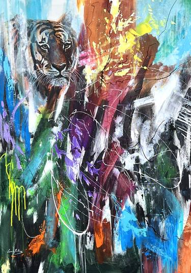 Original Abstract Expressionism Animal Paintings by Lana Ritter