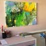 Artwork in studio