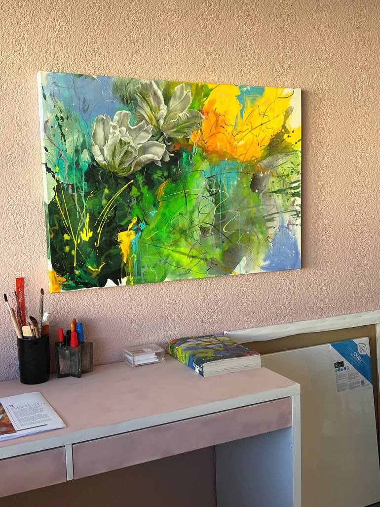 Original Floral Painting by Lana Ritter