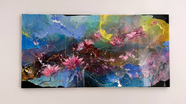 Original Abstract Expressionism Abstract Painting by Lana Ritter