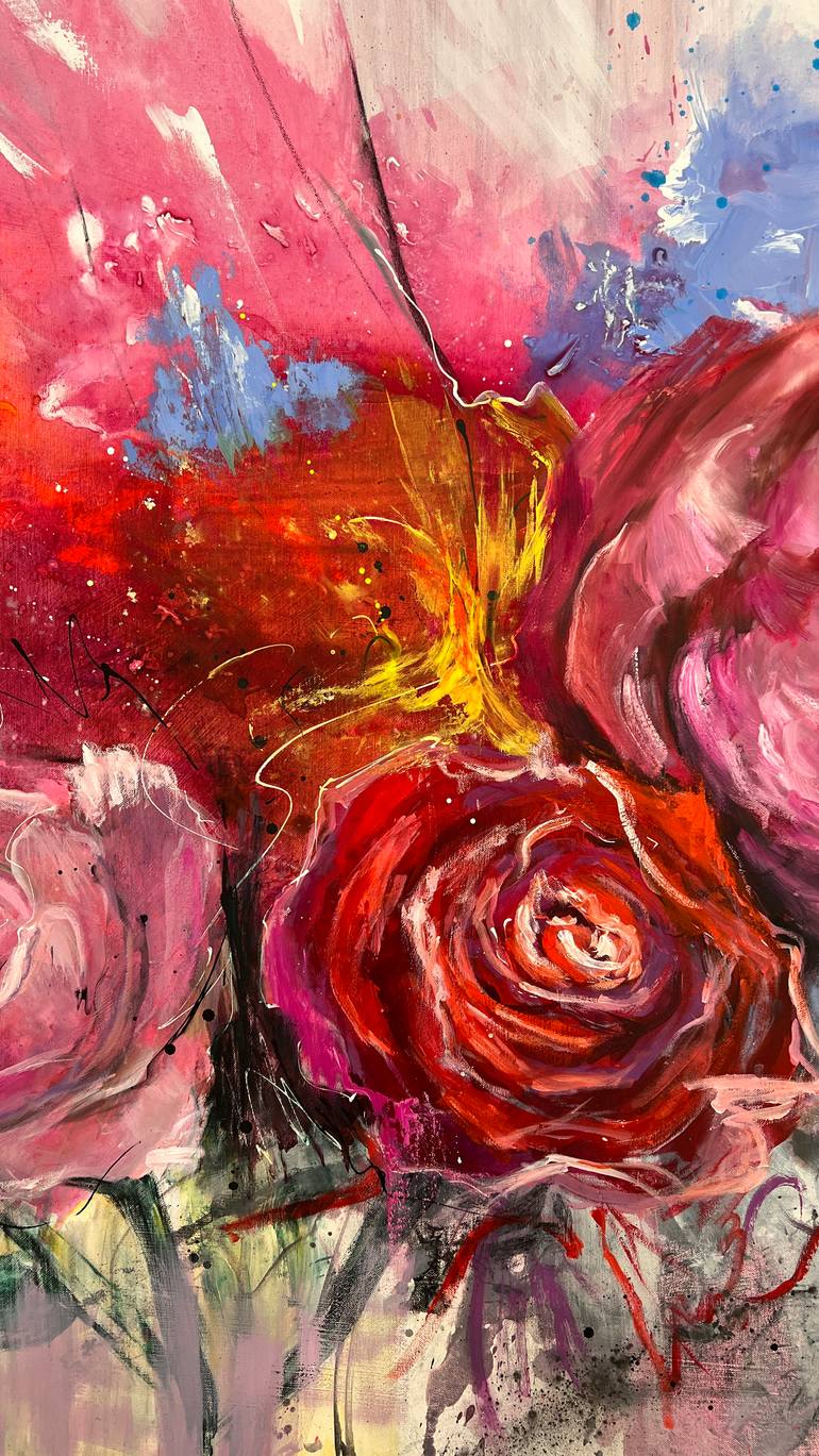 Original Abstract Expressionism Abstract Painting by Lana Ritter