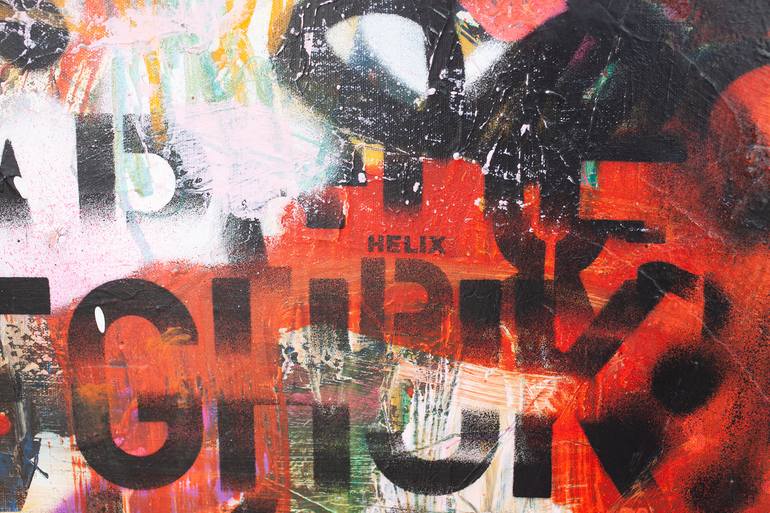 Original Abstract Expressionism Abstract Painting by Carolina Alotus