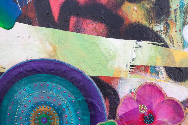 Original Abstract Expressionism Abstract Painting by Carolina Alotus