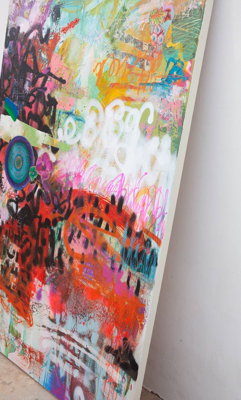 Original Abstract Expressionism Abstract Painting by Carolina Alotus