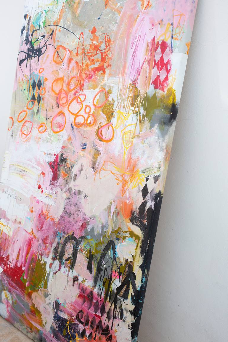 Original Abstract Expressionism Abstract Painting by Carolina Alotus