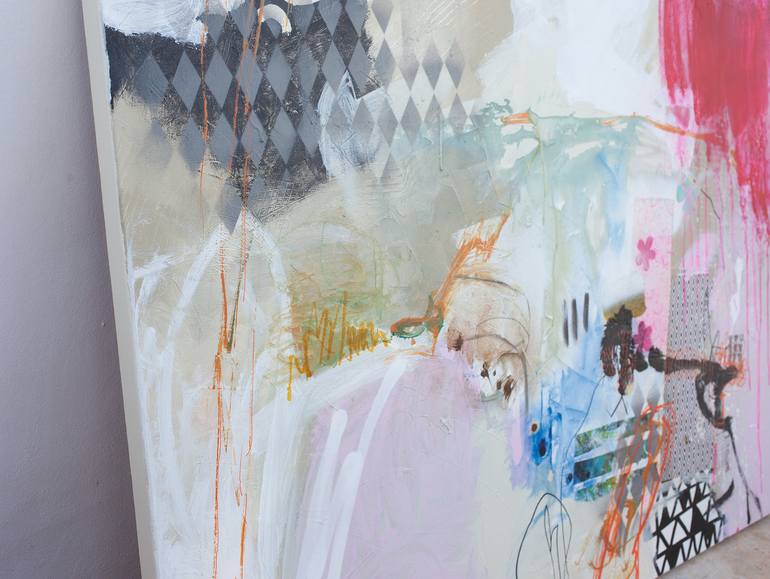 Original Abstract Expressionism Abstract Painting by Carolina Alotus