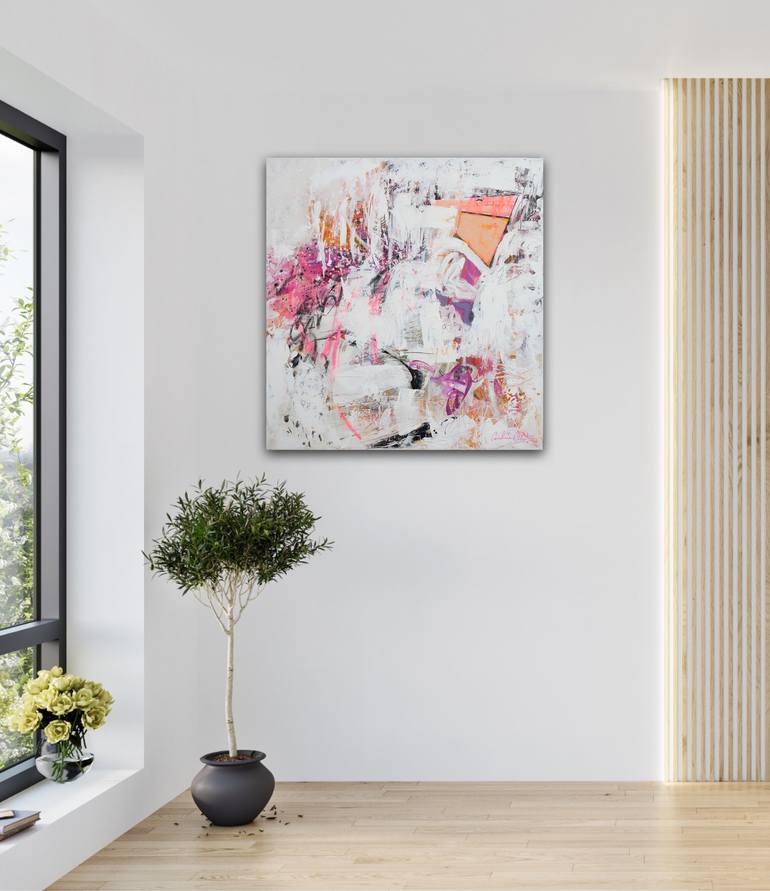 Original Abstract Expressionism Abstract Painting by Carolina Alotus