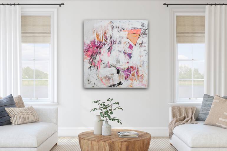 Original Abstract Expressionism Abstract Painting by Carolina Alotus